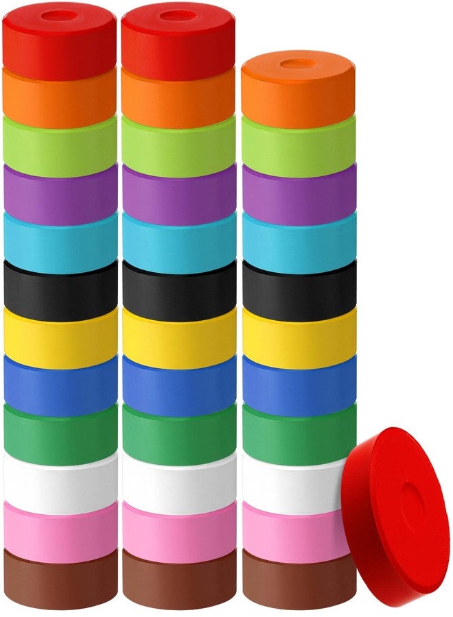 Heigble 36 Pcs Tempera Paint Cakes 12 Colors Large Washable Cake Paint 2.24 x 0.71inch Paints Blocks Art Supplies for Classroom Art Painting Drawing - Image 1